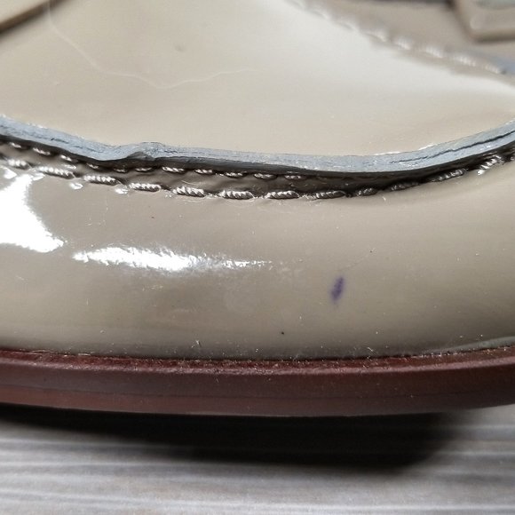 SARTO BY FRANCO SARTO Jolette Loafers, Taupe Patent Leather, Womens Size 6.5 M - Picture 14 of 14